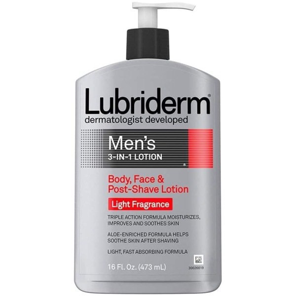 Lubriderm Men'S 3-In-1 Lotion With Light Fragrance 473Ml