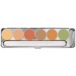 Kryolan Dermacolor Camouflage 6 Shade Palette Punjab 2