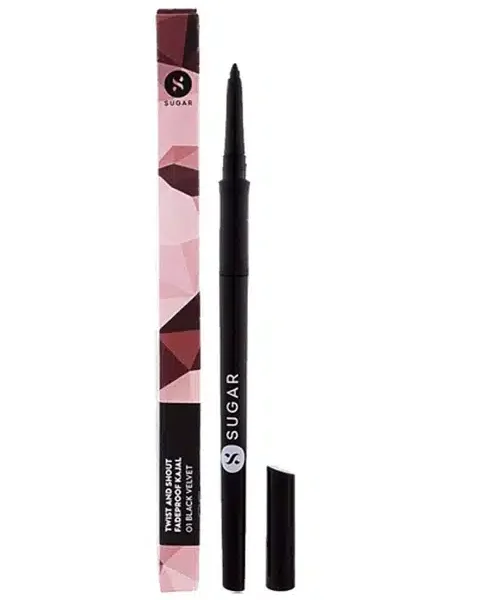 Sugar Twist And Shout Fadeproof Kajal 01 Black Velvet