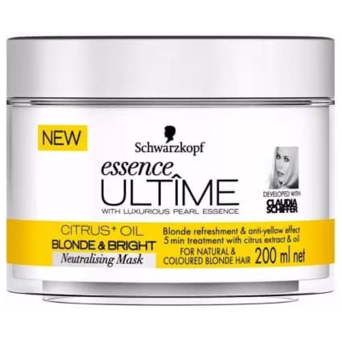 Schwarzkopf Essence Ultime Citrus+Oil Blonde & Bright Neutralising Mask 200ml