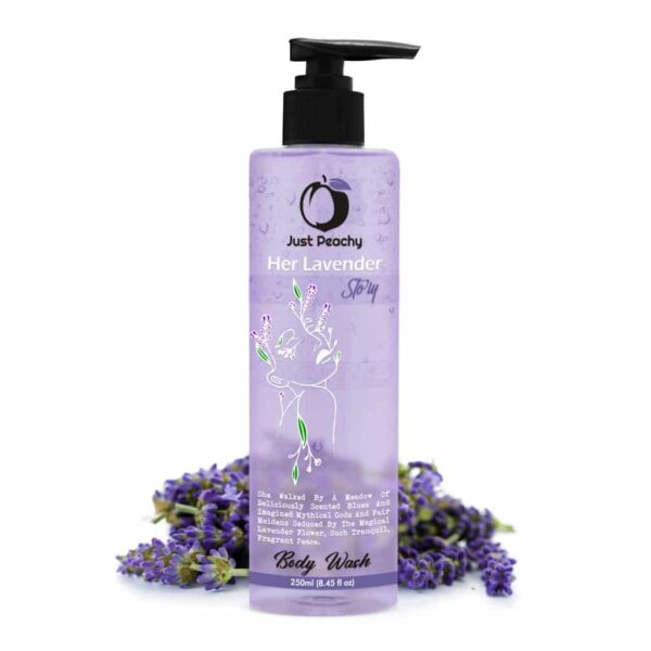 Just Peachy Her Lavender Story Shower Gel Enriched With Lavender & Vitamin E 250ml