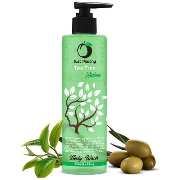 Just Peachy Tea Tree Wisdon Shower Gel Enriched with Tea Tree & Olive Oil 250ml