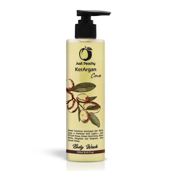 Just Peachy KerArgan Shower Cream Enriched With Keratin Moroccan Argan Oil & Vitamin E 250ml