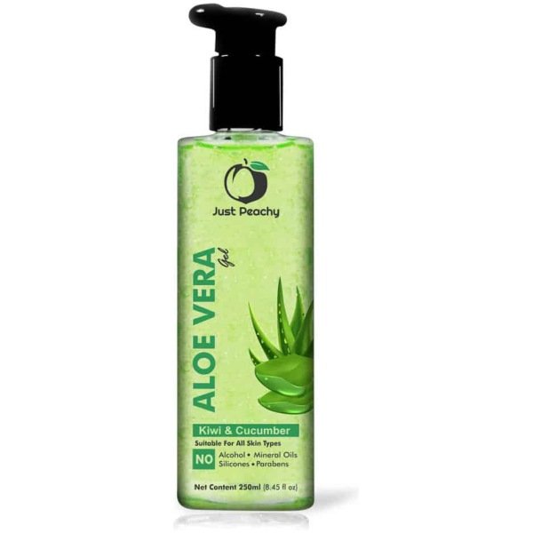 Just Peachy Aloe Vera Gel With Cucumber Kiwi & Vitamin E For Normal to Combination Skin 250ml