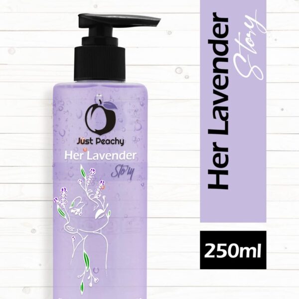 Just Peachy Her Lavender Story Shower Gel Enriched With Lavender & Vitamin E 250ml