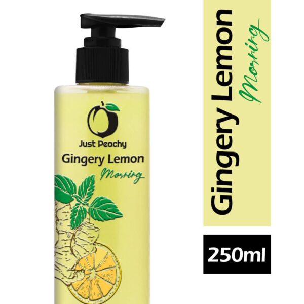 Just Peachy Gingery Lemon Morning Shower Cream Lemon Ginger & Vitamin E 250ml