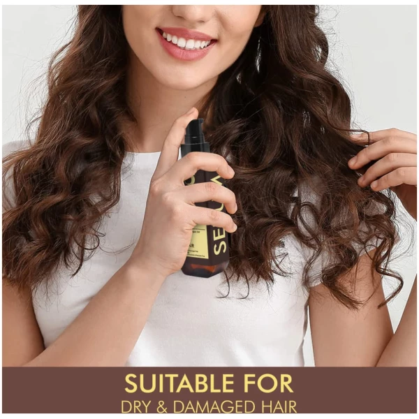 Just Peachy KerArgan Repair Hair Treatment Serum Keratin Moroccan Argan Oil & Vitamin E 100ml