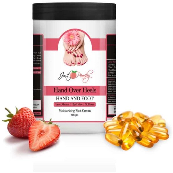 Just Peachy Face & Body Cream Non Sticky Quick Absorbing Body Butter For All Skin Types 100% Vegan Hand and Feet 800G