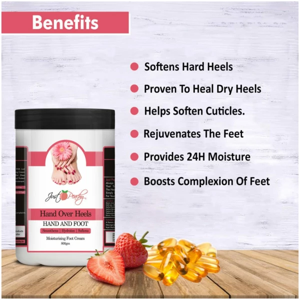 Just Peachy Face & Body Cream Non Sticky Quick Absorbing Body Butter For All Skin Types 100% Vegan Hand and Feet 800G