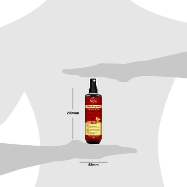 Just Peachy KerArgan Volume Hair Spray Argan Oil Vitamin B5 200ml