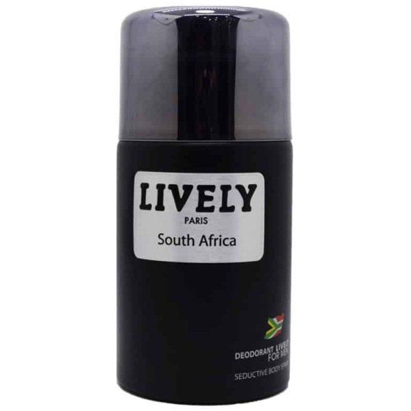 Reyane Lively Paris South Africa Deodorant For Men 250ml