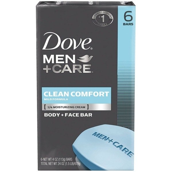 Dove Men Care Clean Comfort Body and Face Bar (Pack Of 6)
