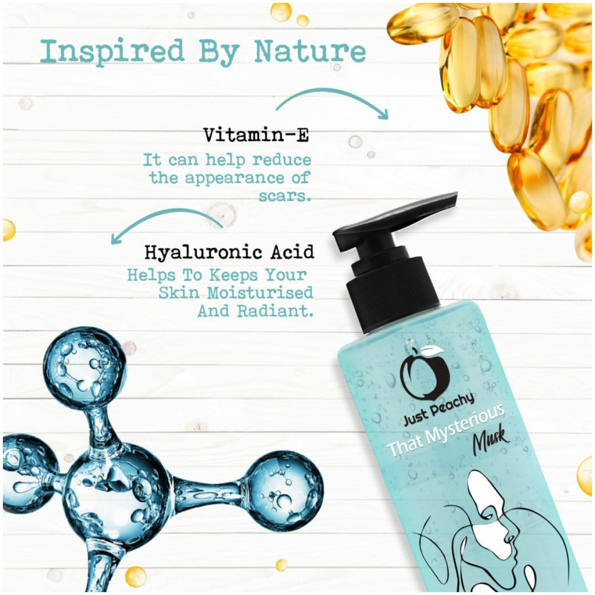 Just Peachy That Mysterious Musk Shower Gel