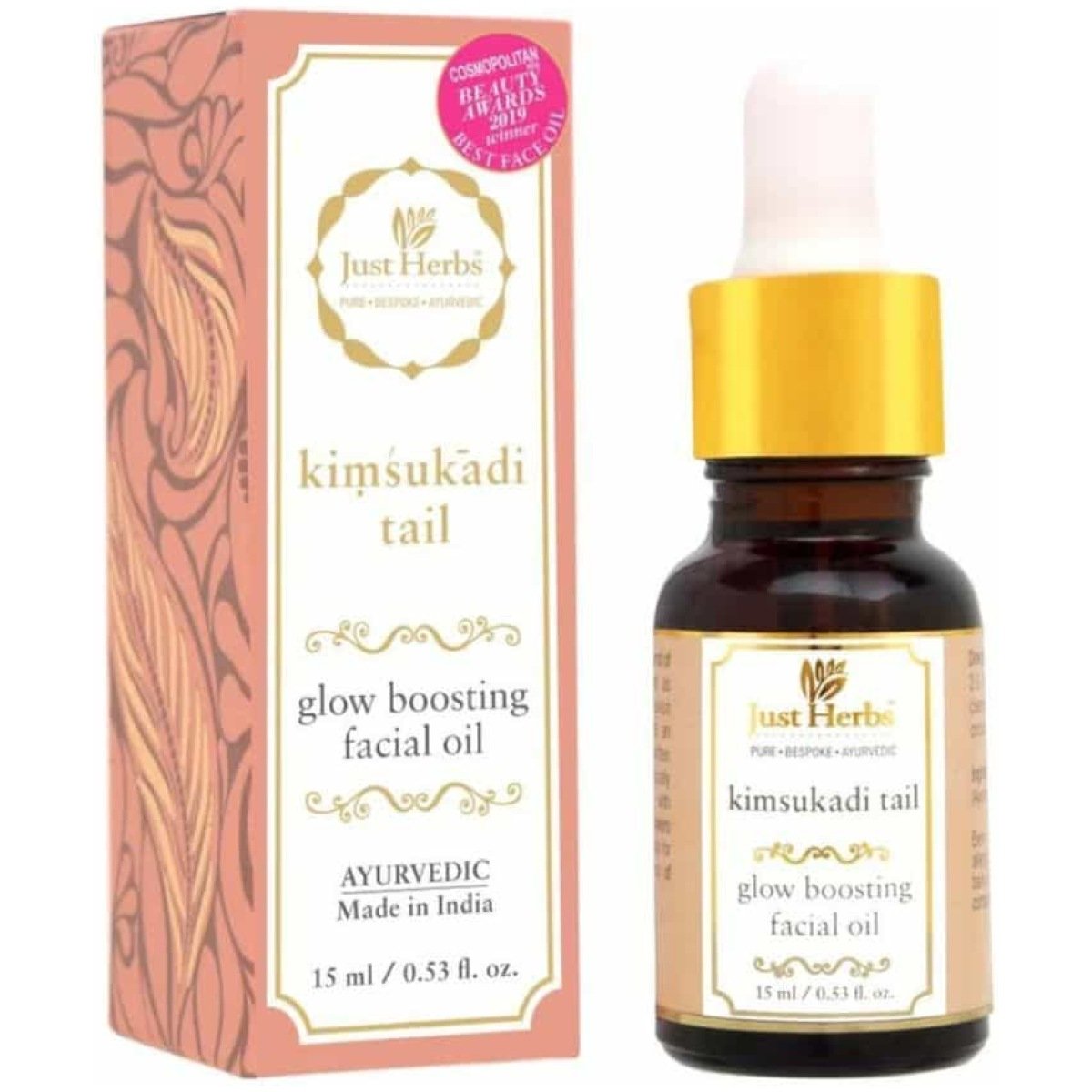 Just Herbs Kimsukadi Tail Glow Boosting Facial Oil 15ml