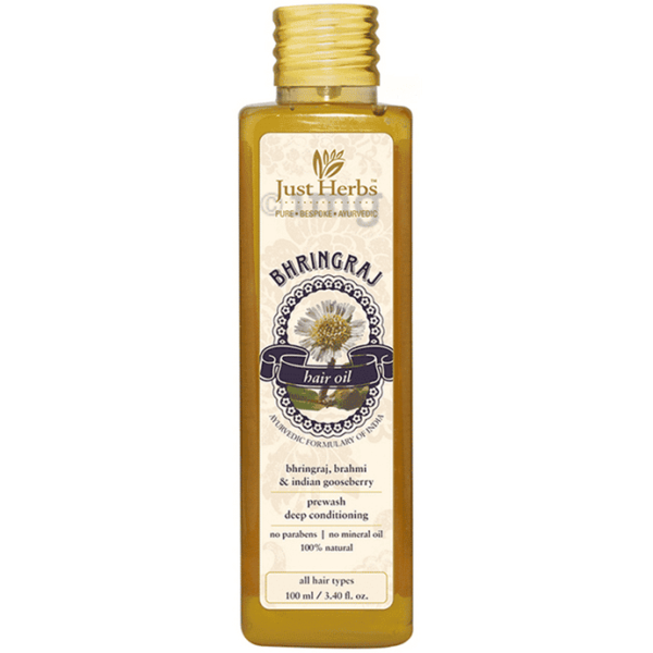 Just Herbs Bhringraj Tail Oil For All Hair Types 100ml