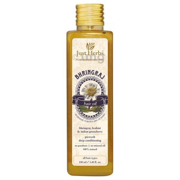 Just Herbs Bhringraj Tail Oil For All Hair Types 100ml