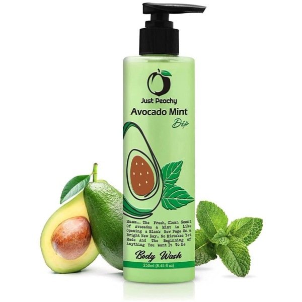 Just Peachy Shower Cream Wash Enriched With Avocado Mint & Vitamin E 250ml