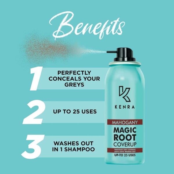 Kenra Magic Retouch Temporary Root Touch Up Hair Colour Spray 75ml Mahogany