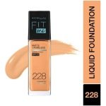 Maybelline New York Fit Me Matte+Poreless Liquid Foundation With Pump 228 Soft Tan