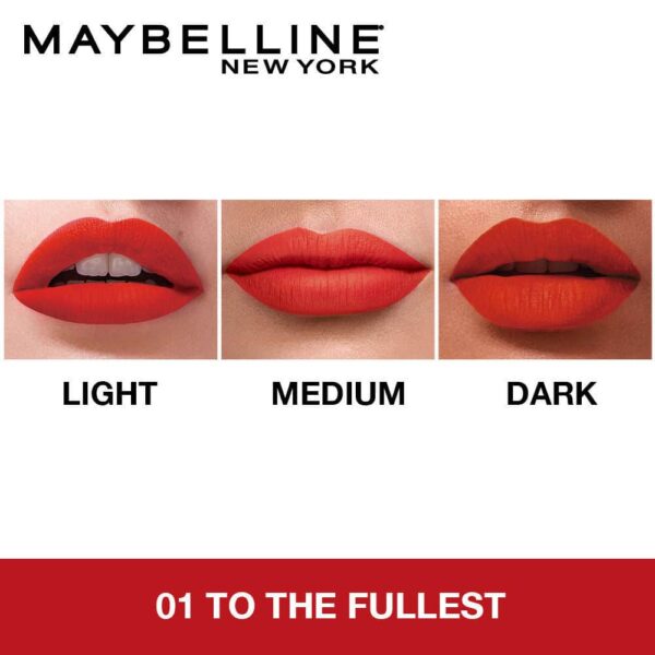 Maybelline New York Sensational Liquid Matte Lipstick 01 To The Fullest - Image 2