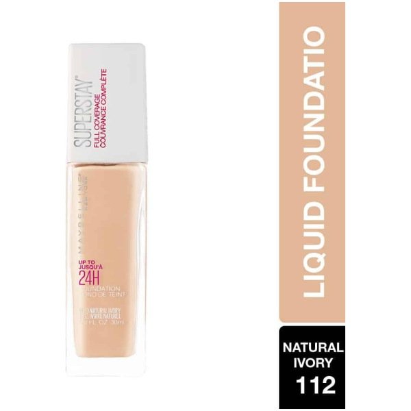 Maybelline New York Full Coverage Foundation Natural Ivory 112