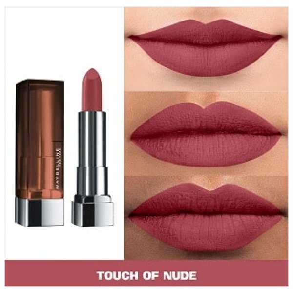Maybelline Sensational Creamy Matte Lipstick Touch Of Nude - Image 2