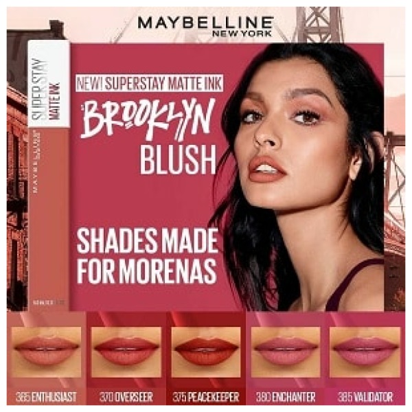 Maybelline Superstay Matte Ink Brooklyn Blush 375 Peacekeeper - Image 2