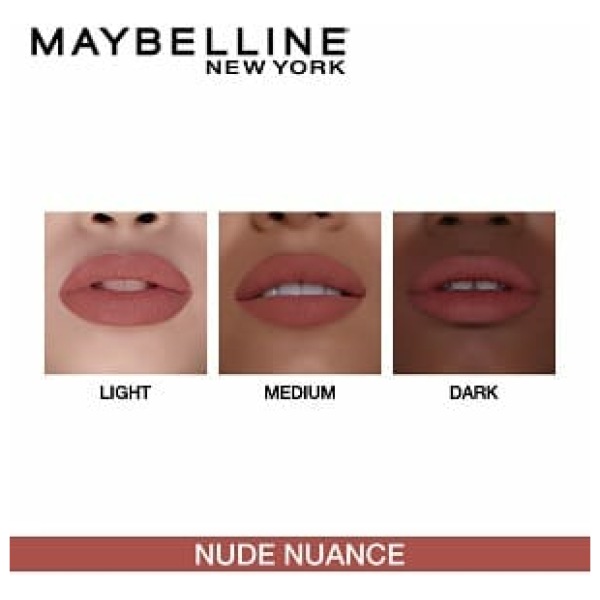 Maybelline New York Color Sensational Creamy Matte Lipstick 657 Nude Nuance - Image 2