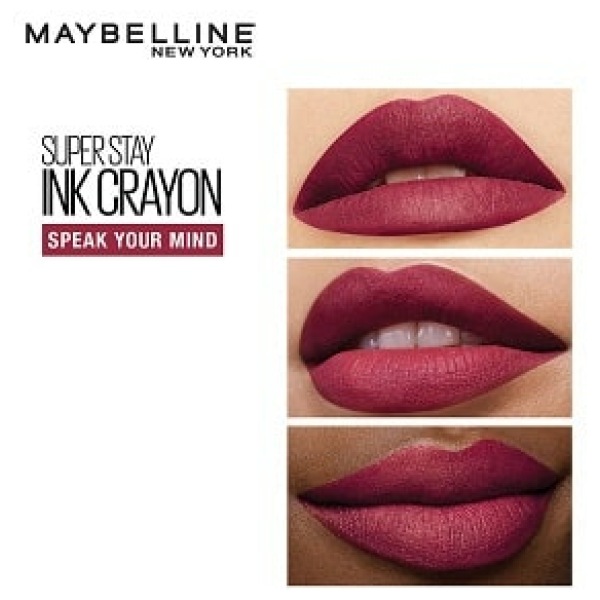 Maybelline New York Super Stay Crayon Lipstick 75 Speak Your Mind - Image 3