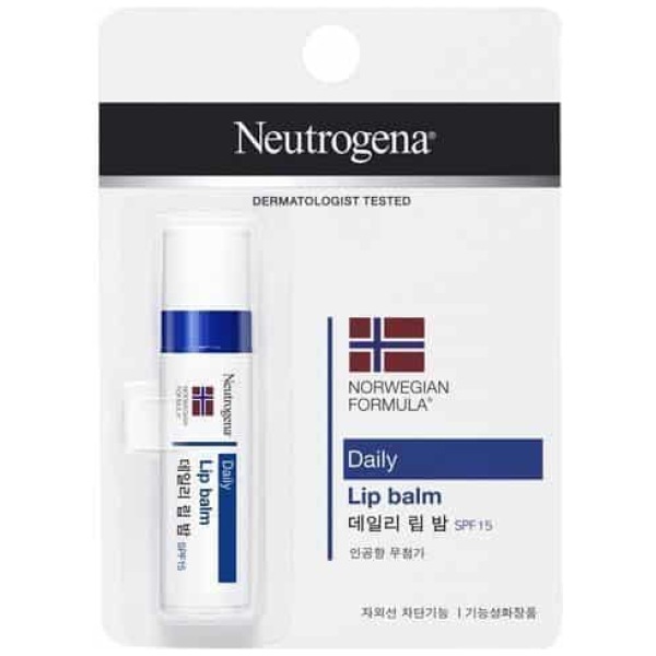 Neutrogena Norwegian Formula Daily Lip Balm With SPF 15 Moisturises Protects & Softens 4 g