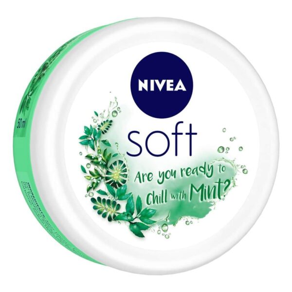 Nivea Soft Light Moisturising Cream Chilled Mint 200ml