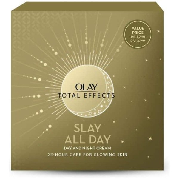 Olay Total Effects Day Cream + Olay Total Effects Night Cream Slay All Day