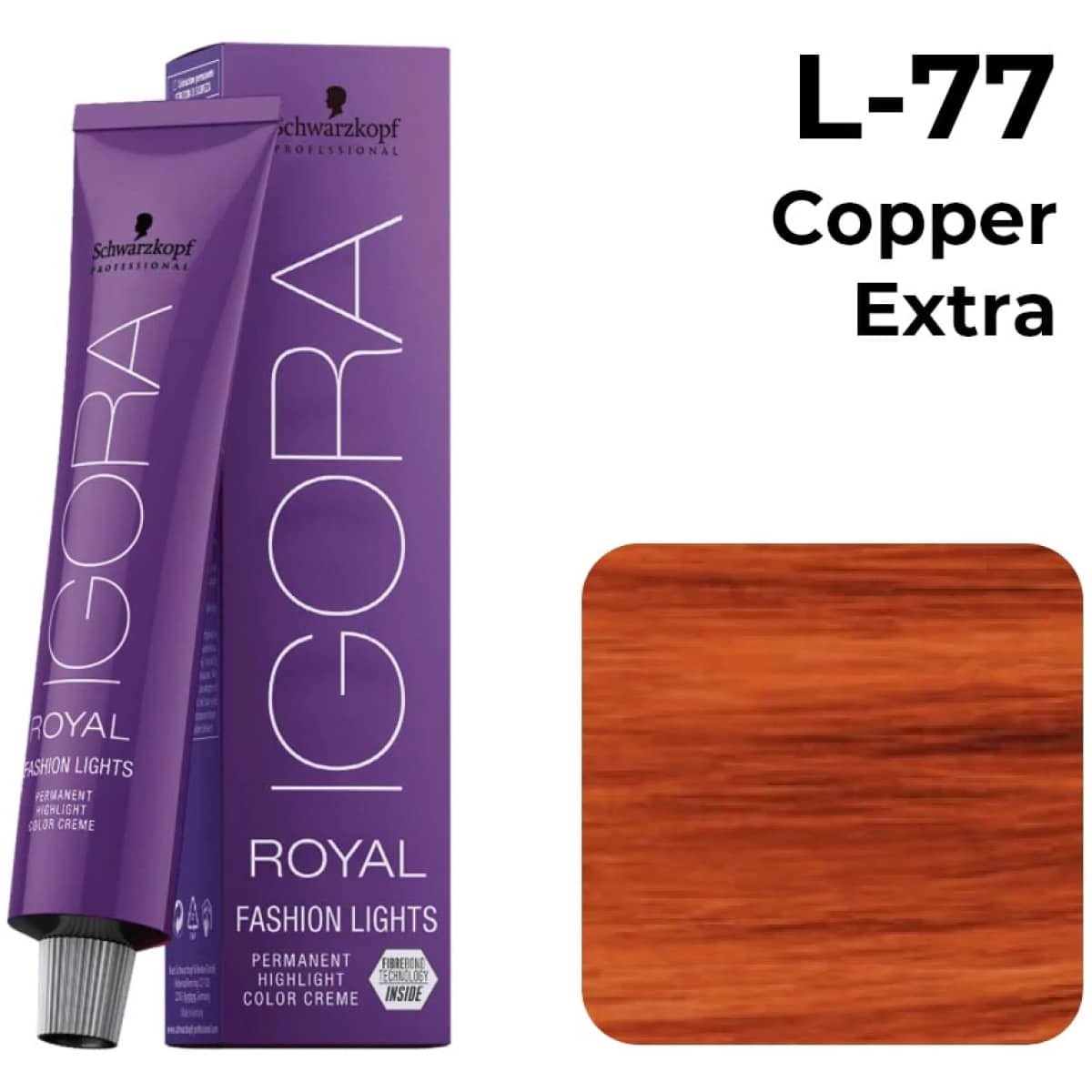Schwarzkopf Igora Royal Hair Color 60ml L 77 Copper Extra