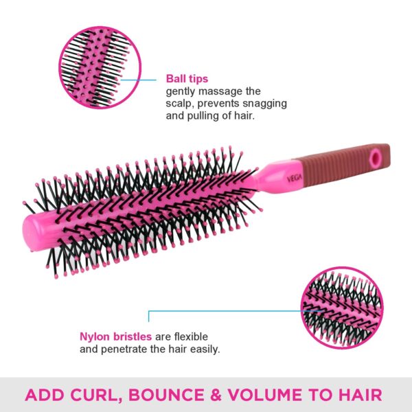 VEGA Basic Collection Hair Brush (R1-RB) (Color May Vary) - Image 2