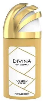 Vurv Divina for Women Perfumed Body Spray 250ml1 Vurv Divina Deodorant For Women Body Spray 250ml - Image 1