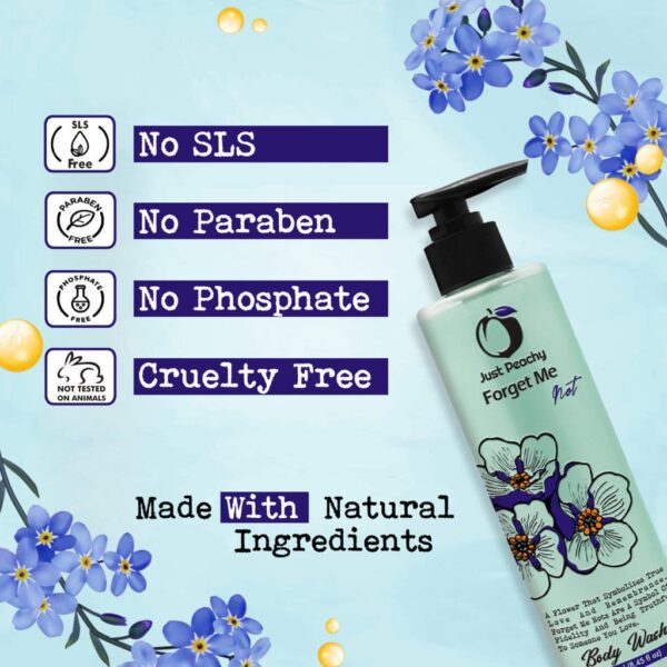 Just Peachy Forget Me Not Shower Cream Wash 250ml