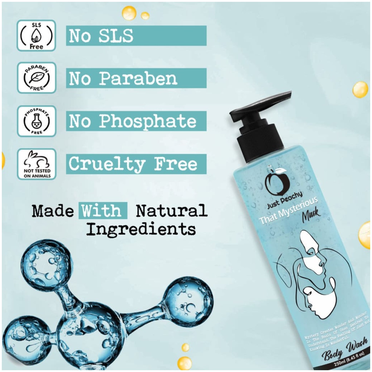 Just Peachy That Mysterious Musk Shower Gel