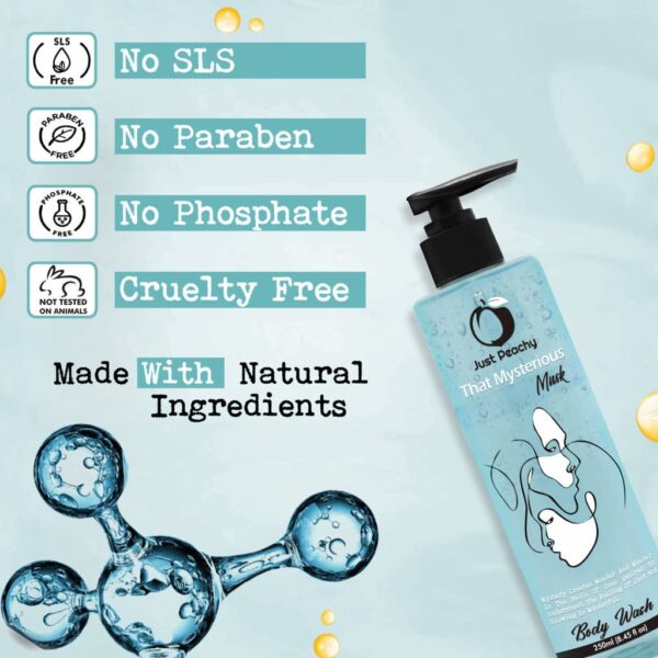 Just Peachy That Mysterious Musk Shower Gel