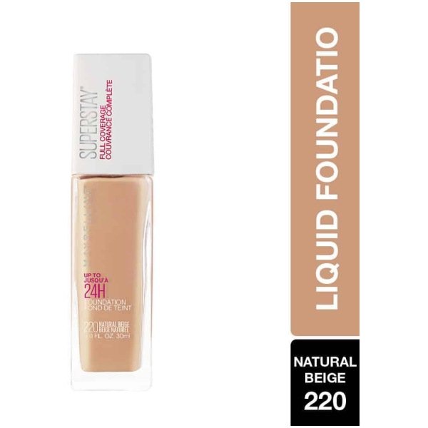 Maybelline New York Coverage Foundation Natural Beige 220