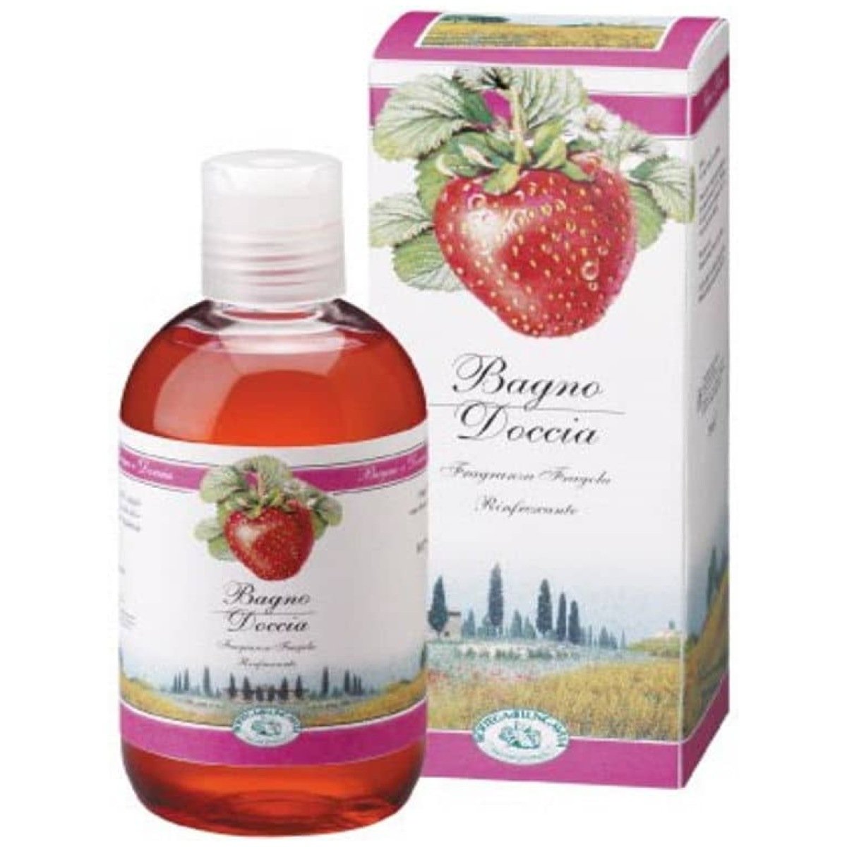 Bottega Di Lungavita Linea Casolare Wild Strawberry Bath & Shower Gel 250ml