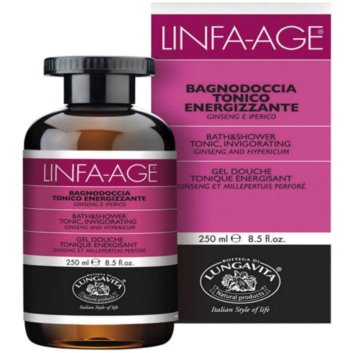 Bottega Di Lungavita Linfa Age Energizing Bath & Shower Gel 250ml