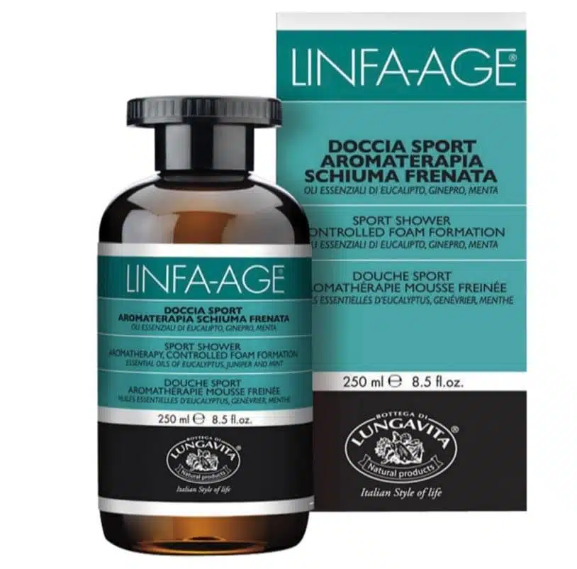 Bottega Di Lungavita Linfa Age Sport Shower Gel Controlled Foam Formation 250ml