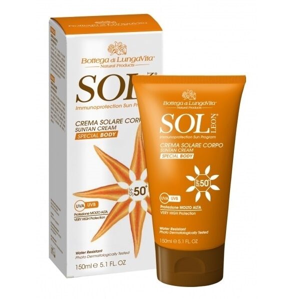 Bottega Di Lungavita Sol leon SPF50 Sun Protection Cream 150ml