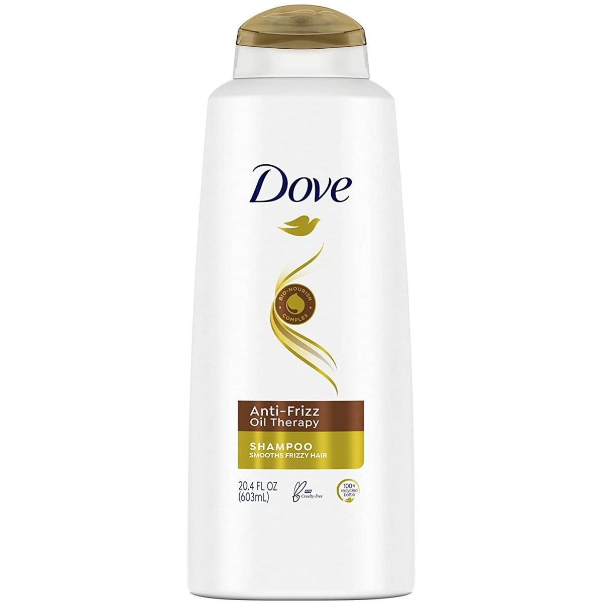 Dove Shampoo for Dry Hair Anti-Frizz Oil Therapy With Nutri-Oils to Treat Frizzy Hair 603ML