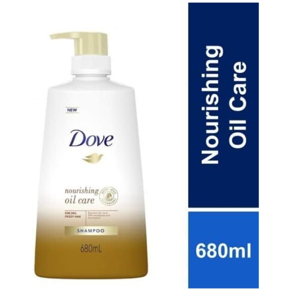 Dove Nourishing Oil Care Shampoo 680 ml - Image 2