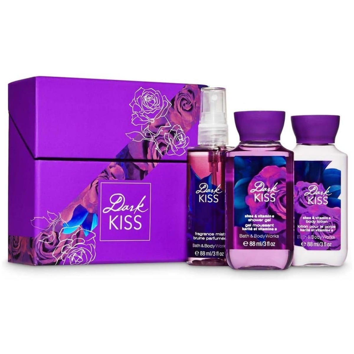 Bath And Body Works Gift Set Box Dark Kiss