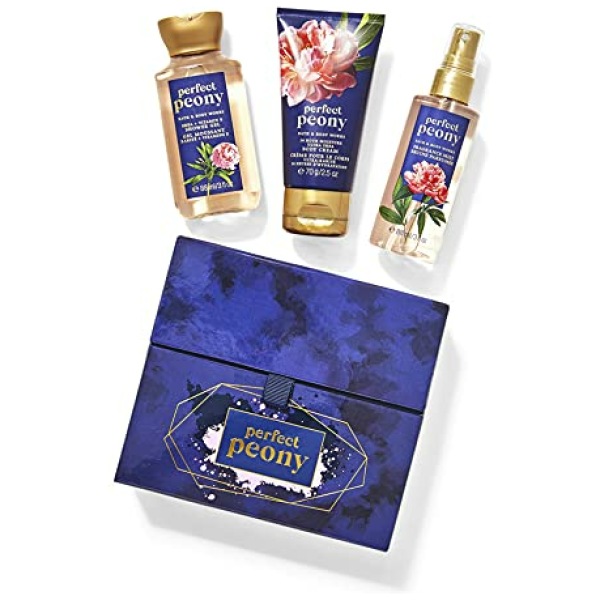 Bath And Body Works Gift Box Set Perfect Peony Mini