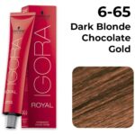 Schwarzkopf Igora Royal Hair Color, 6-65 Dark Blonde Chocolate Gold 60ml