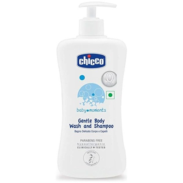 Chicco Baby Moments Gentle Body Wash And Shampoo 500ml
