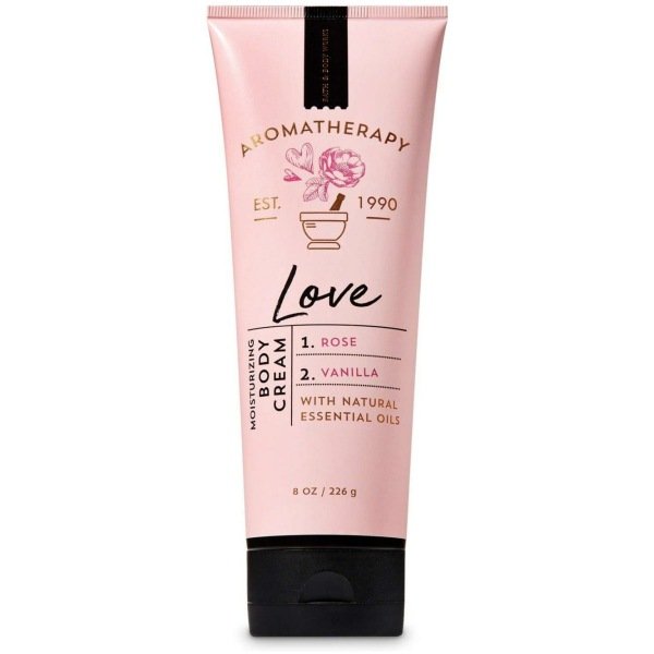 Bath & Body Works Aromatherapy Love (Rose+Vanilla) Body Cream, 226 g